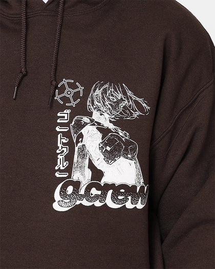 Goat Crew G.Crew Girl Hoodie Brown