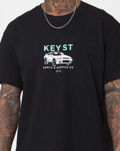 Key Street Parts And Service T-Shirt Black