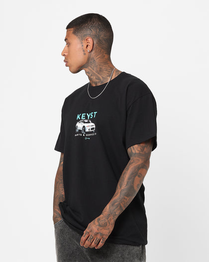 Key Street Parts And Service T-Shirt Black