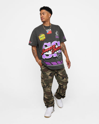 Summer Smash Motorsport T-Shirt Black Wash