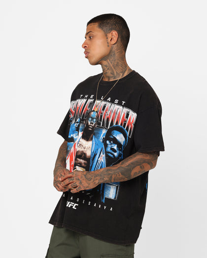 UFC By Goat Crew Israel Adesanya Last Stylebender Vintage T-Shirt Black Wash