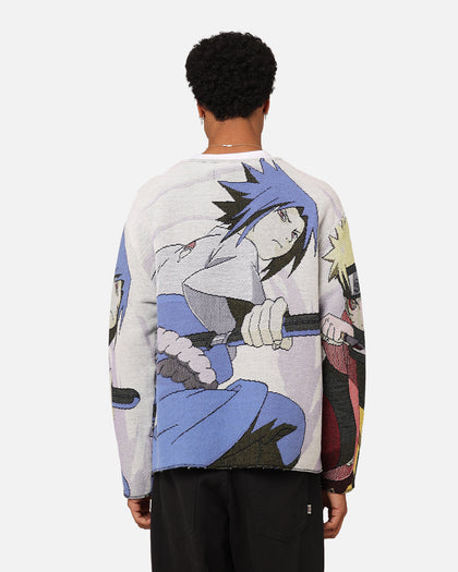 Goat Crew X Naruto Shippuden Tapestry Sweater Off White/Multi