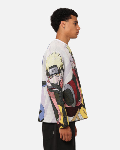 Goat Crew X Naruto Shippuden Tapestry Sweater Off White/Multi