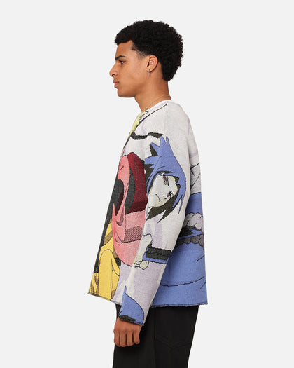Goat Crew X Naruto Shippuden Tapestry Sweater Off White/Multi