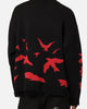Goat Crew X Naruto Itachi Knit Sweater Black/Red