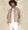 404 Studio Cropped Jacket Brown/Tan