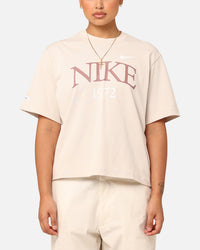 Nike Women's Sportswear Classic Boxy T-Shirt Light Orewood Brown