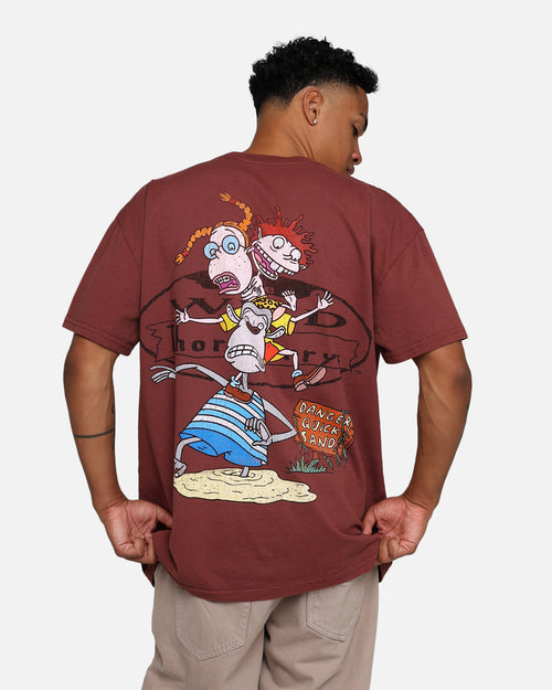 American Thrift X The Wild Thornberrys Wild Thornberry Heavyweight T-Shirt Brown