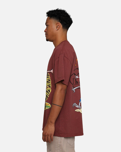 American Thrift X The Wild Thornberrys Wild Thornberry Heavyweight T-Shirt Brown