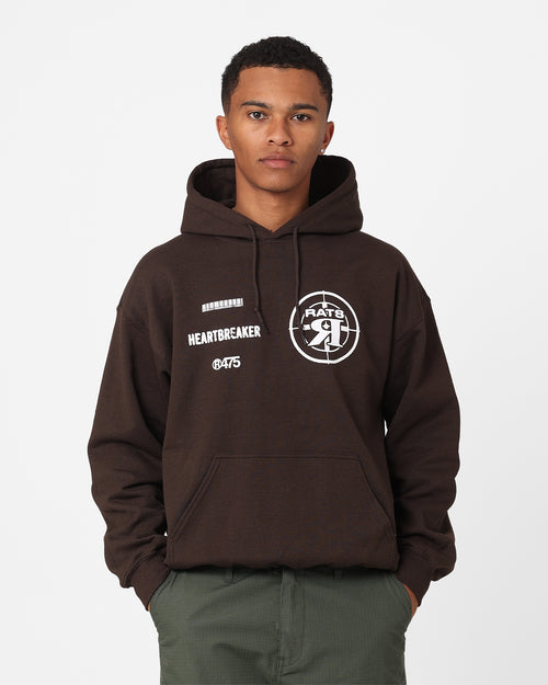 Rats Get Fat Heartbreaker Hoodie Brown
