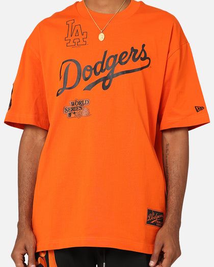 New Era Los Angeles Dodgers 'Scary Nights' Oversized T-Shirt Orange/Black