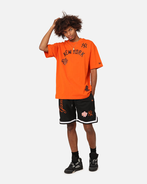 New Era New York Yankees 'Scary Nights' Oversized T-Shirt Orange/Black