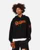 New Era Los Angeles Dodgers 'Scary Nights' Oversized Hoodie Black/Orange