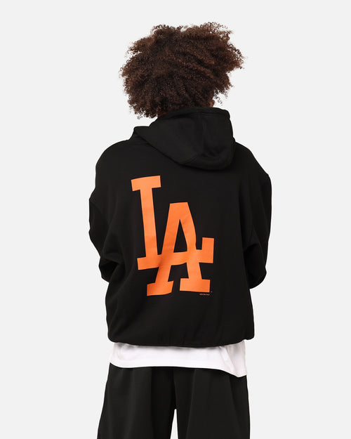New Era Los Angeles Dodgers 'Scary Nights' Oversized Hoodie Black/Orange