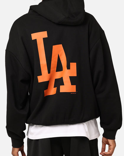 New Era Los Angeles Dodgers 'Scary Nights' Oversized Hoodie Black/Orange
