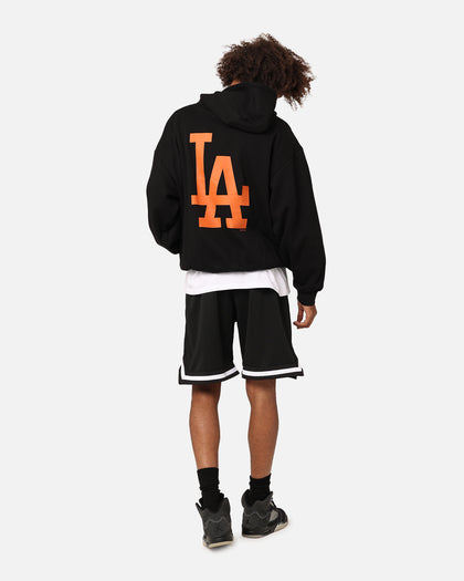 New Era Los Angeles Dodgers 'Scary Nights' Oversized Hoodie Black/Orange