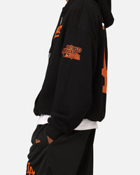 New Era Los Angeles Dodgers 'Scary Nights' Oversized Hoodie Black/Orange