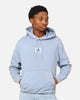 Jordan Essentials Statement Wash Fleece Pullover Hoodie Blue Grey