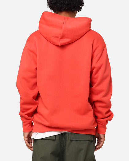 Jordan Essentials Brooklyn Fleece Printed Pullover Hoodie Lobster/White