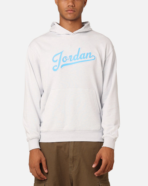 Jordan Flight MVP Fleece Pullover Hoodie Pure Platinum