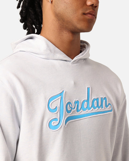 Jordan Flight MVP Fleece Pullover Hoodie Pure Platinum