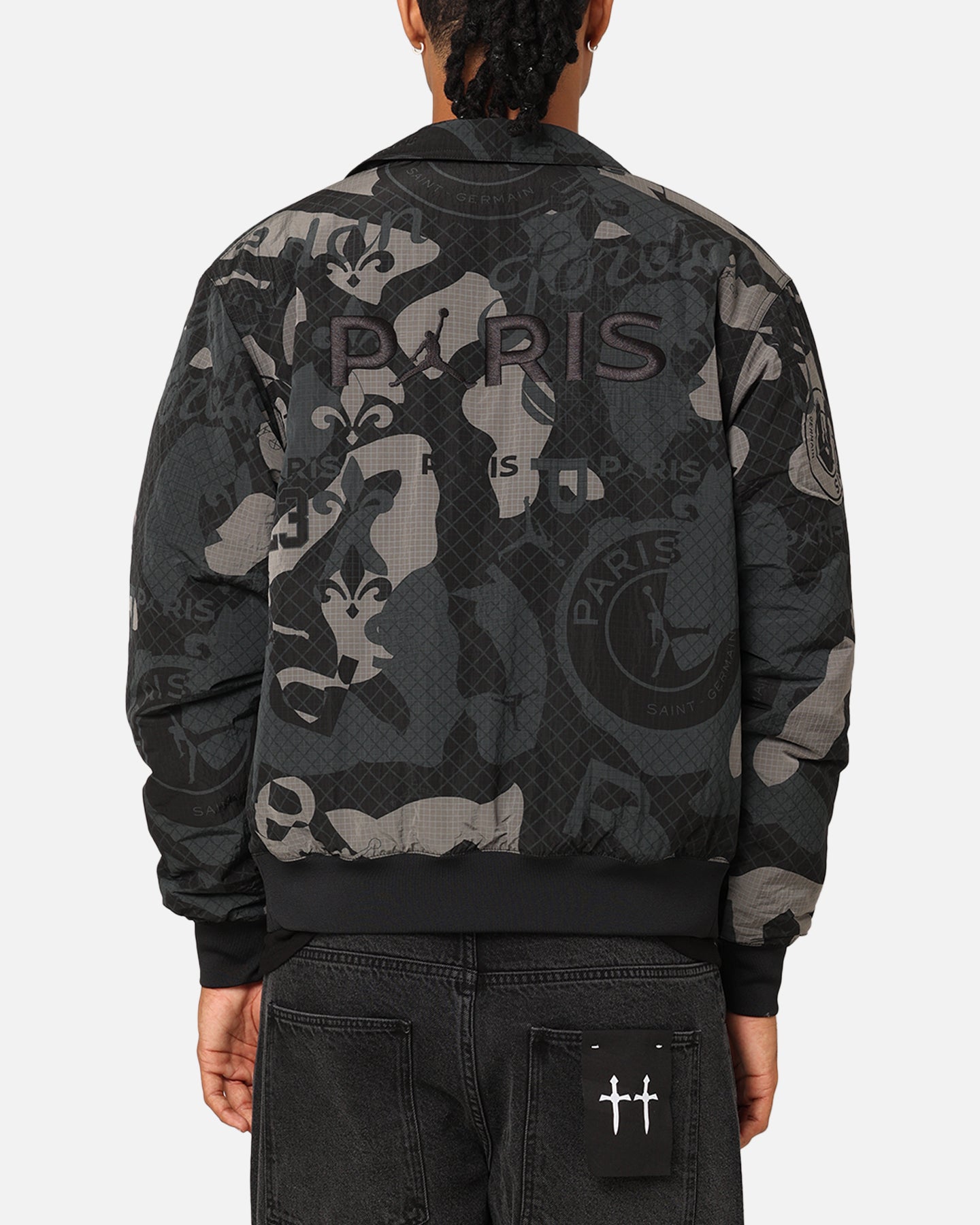 psg x jordan bomber jacket
