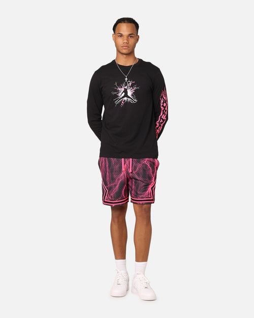 Jordan Dri-FIT Sport Long Sleeve Graphic T-Shirt Black/Hyper Pink