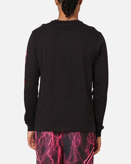 Jordan Dri-FIT Sport Long Sleeve Graphic T-Shirt Black/Hyper Pink