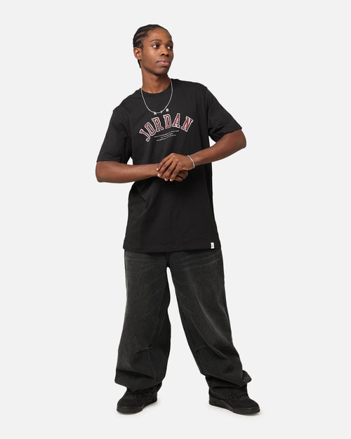 Jordan Flight Essentials Arch T-Shirt Black/Lobster