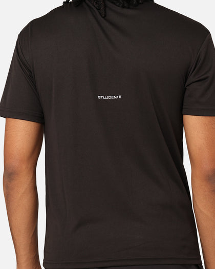 Students Golf Signature Mock Neck T-Shirt Black