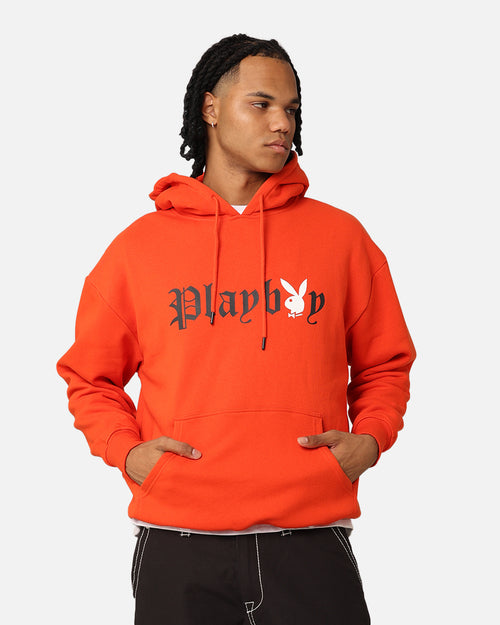 Playboy Bunny O Gothic Hoodie Orange