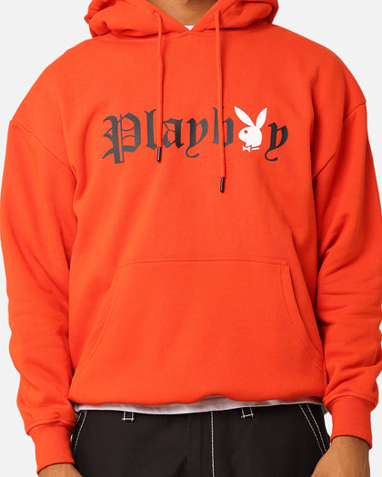 Playboy Bunny O Gothic Hoodie Orange