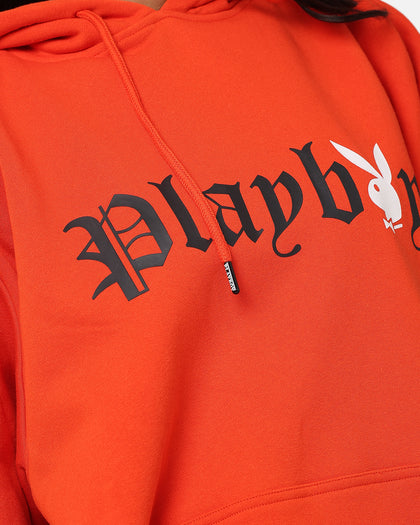 Playboy Bunny O Gothic Hoodie Orange