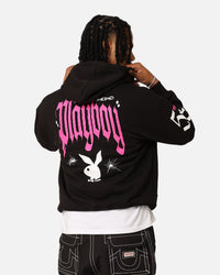 Playboy Card Hoodie Black