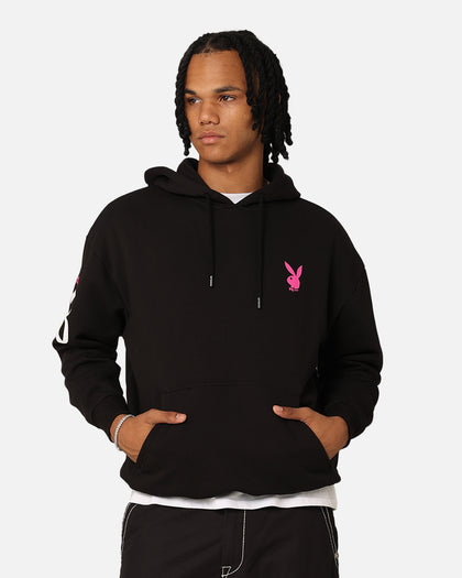 Playboy Card Hoodie Black