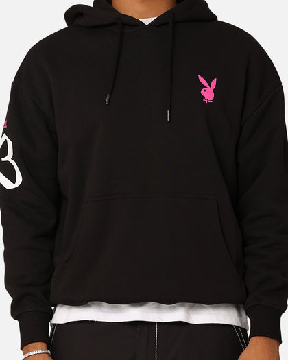Playboy Card Hoodie Black