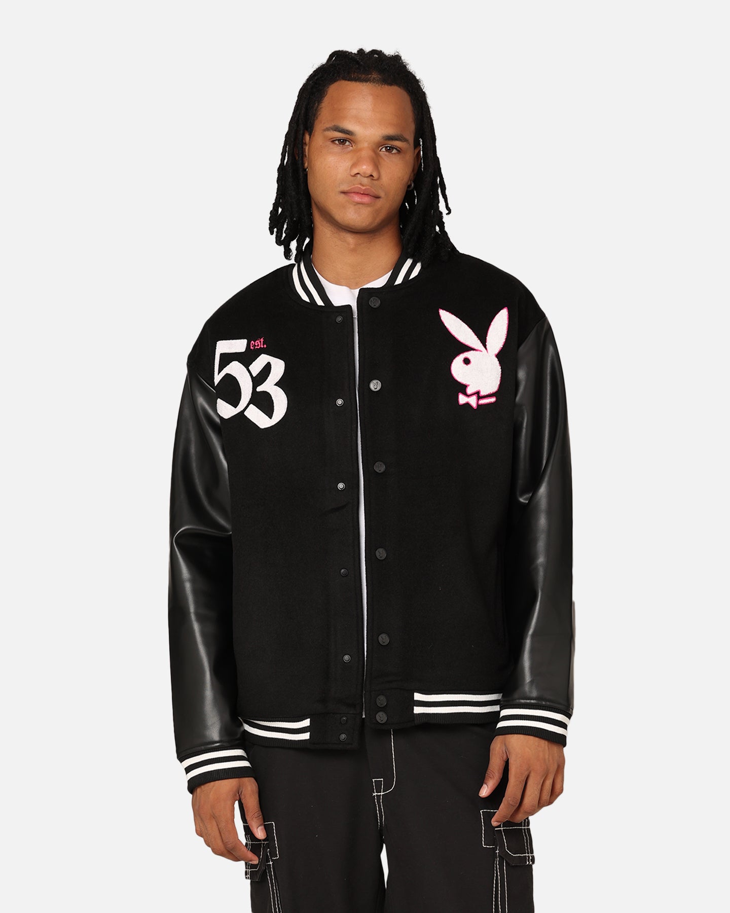 Playboy Card Jacket Black | Culture Kings NZ