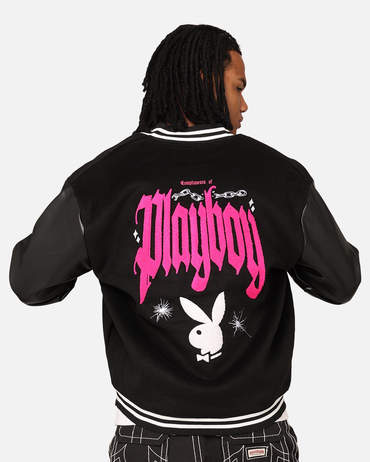 Playboy Card Jacket Black | Culture Kings NZ