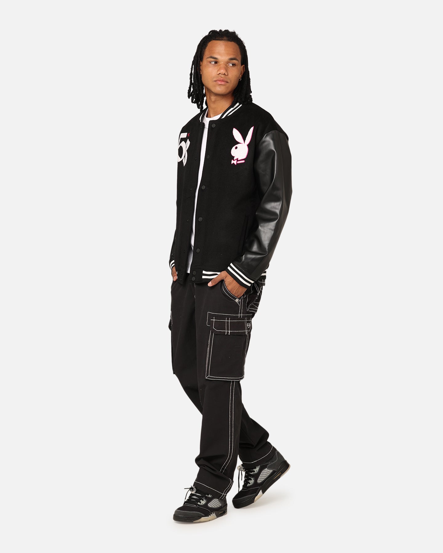 Playboy Card Jacket Black | Culture Kings NZ