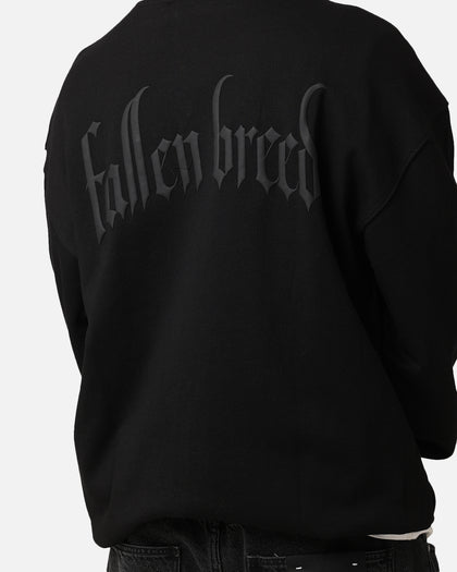 Fallen Breed Monogram Crewneck Black/Black