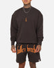 Fallen Breed Monogram Crewneck Dark Charcoal/Orange