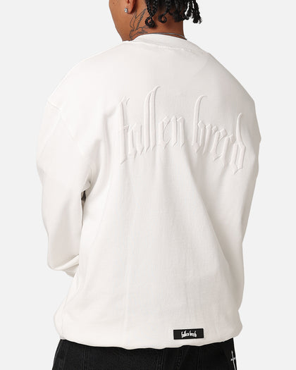 Fallen Breed Monogram Crewneck White/White