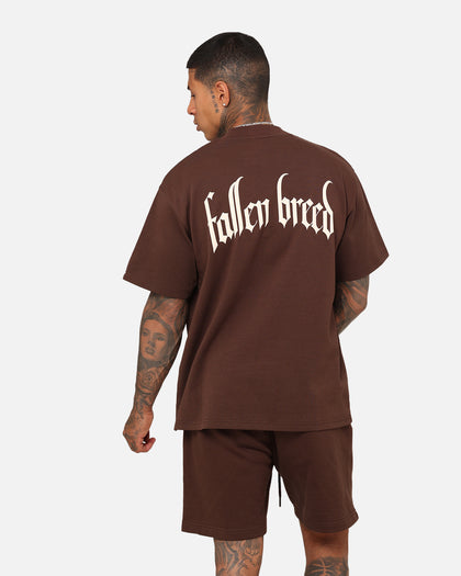 Fallen Breed Monogram T-Shirt Brown/Off White