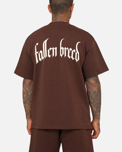 Fallen Breed Monogram T-Shirt Brown/Off White