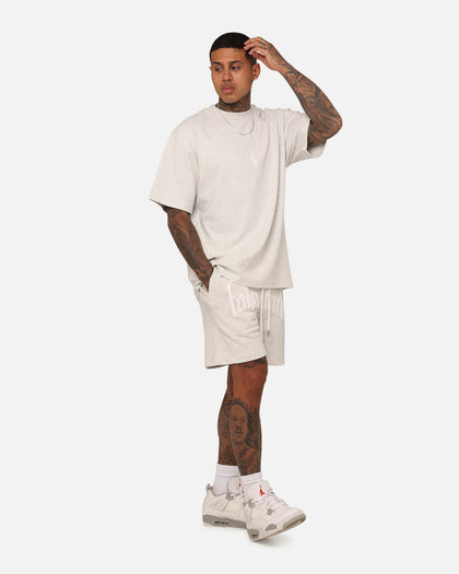 Fallen Breed Monogram T-Shirt Grey Marle/White