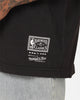 Mitchell & Ness Miami Heat Ice Blue Logo T-Shirt Faded Black
