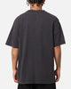 Mitchell & Ness Charlotte Hornets Ice Blue Logo T-Shirt Faded Black