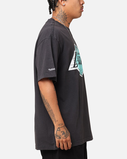 Mitchell & Ness Los Angeles Lakers Ice Blue Logo T-Shirt Faded Black