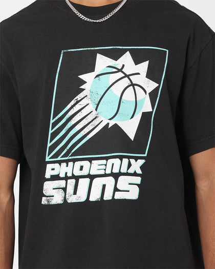 Mitchell & Ness Phoenix Suns Ice Blue Logo T-Shirt Faded Black