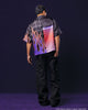 Pokémon By Loiter Gengar Split Button Up Shirt Black/Purple